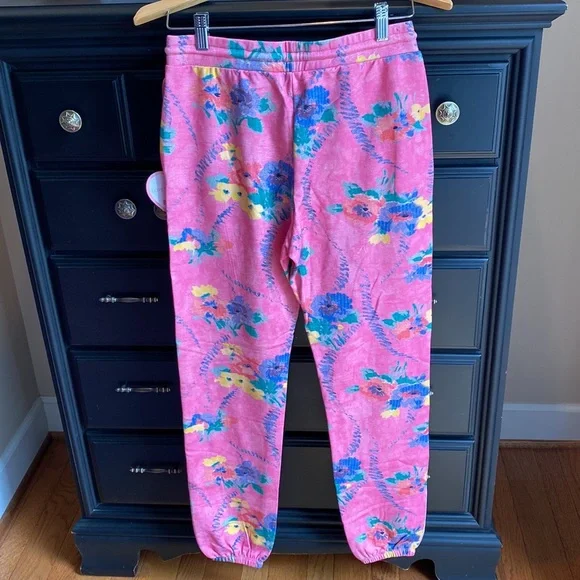 LoveShackFancy X Beach Riot Banded Sweatpants Size XS NWT - Picture 4 of 11